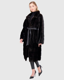Mink Short Coat | Black (V1)