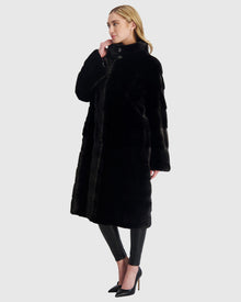 Mink Short Coat | Black (V4)