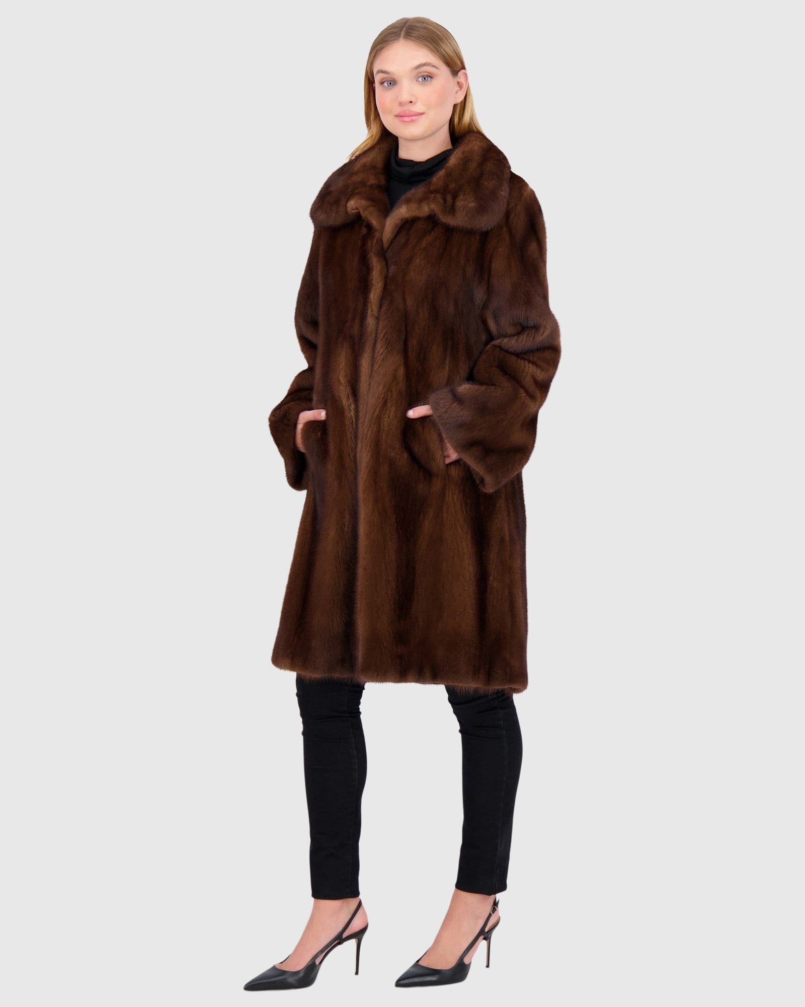 Mink Short Coat | Scanbrown (V1)