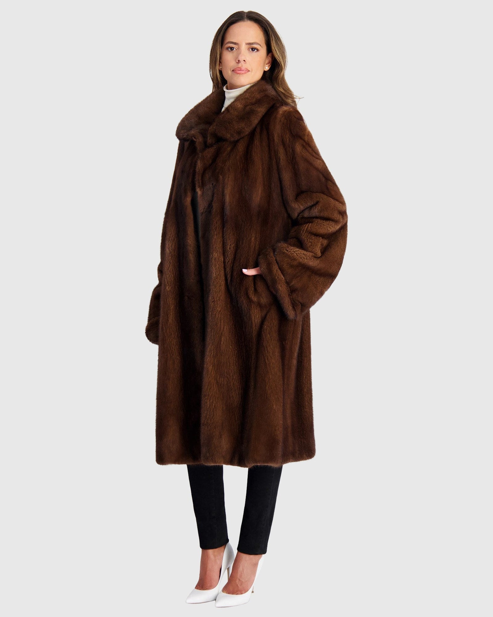 Mink Short Coat | Scanbrown (V3)
