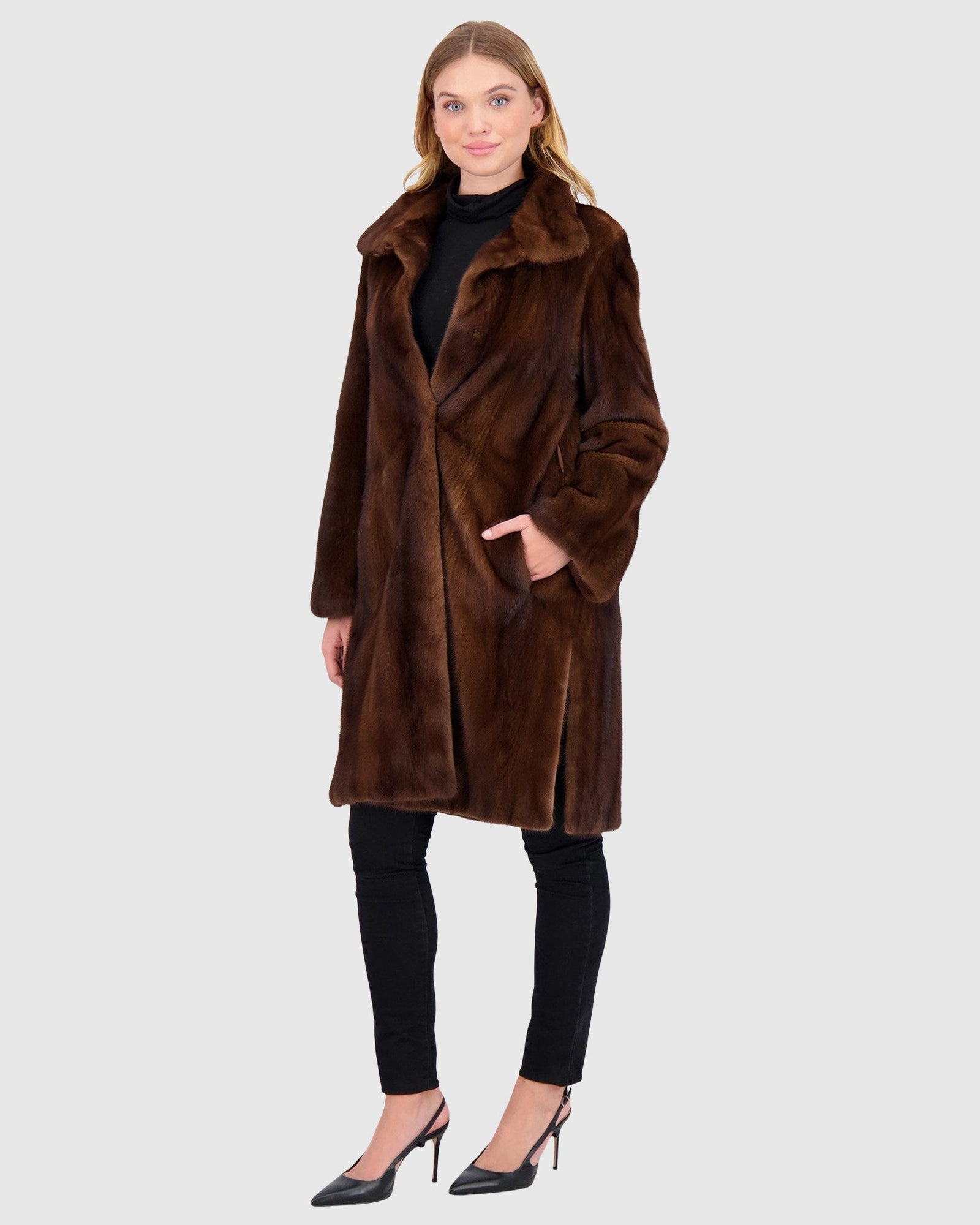 Mink Short Coat | Scanbrown (V2)