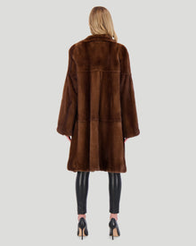 Mink Short Coat | Women | Scanbrown (V3)