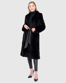 Mink Short Coat | Black (V2)