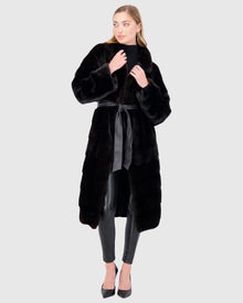 Mink Short Coat | Black (V1)
