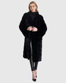 Mink Short Coat | Black (V4)
