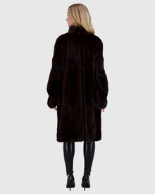 Mink Short Coat | Mahogany (V2)