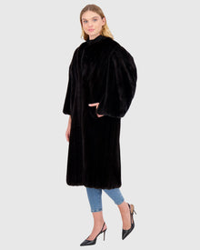 Mink Short Coat With Cape Top | Ranch