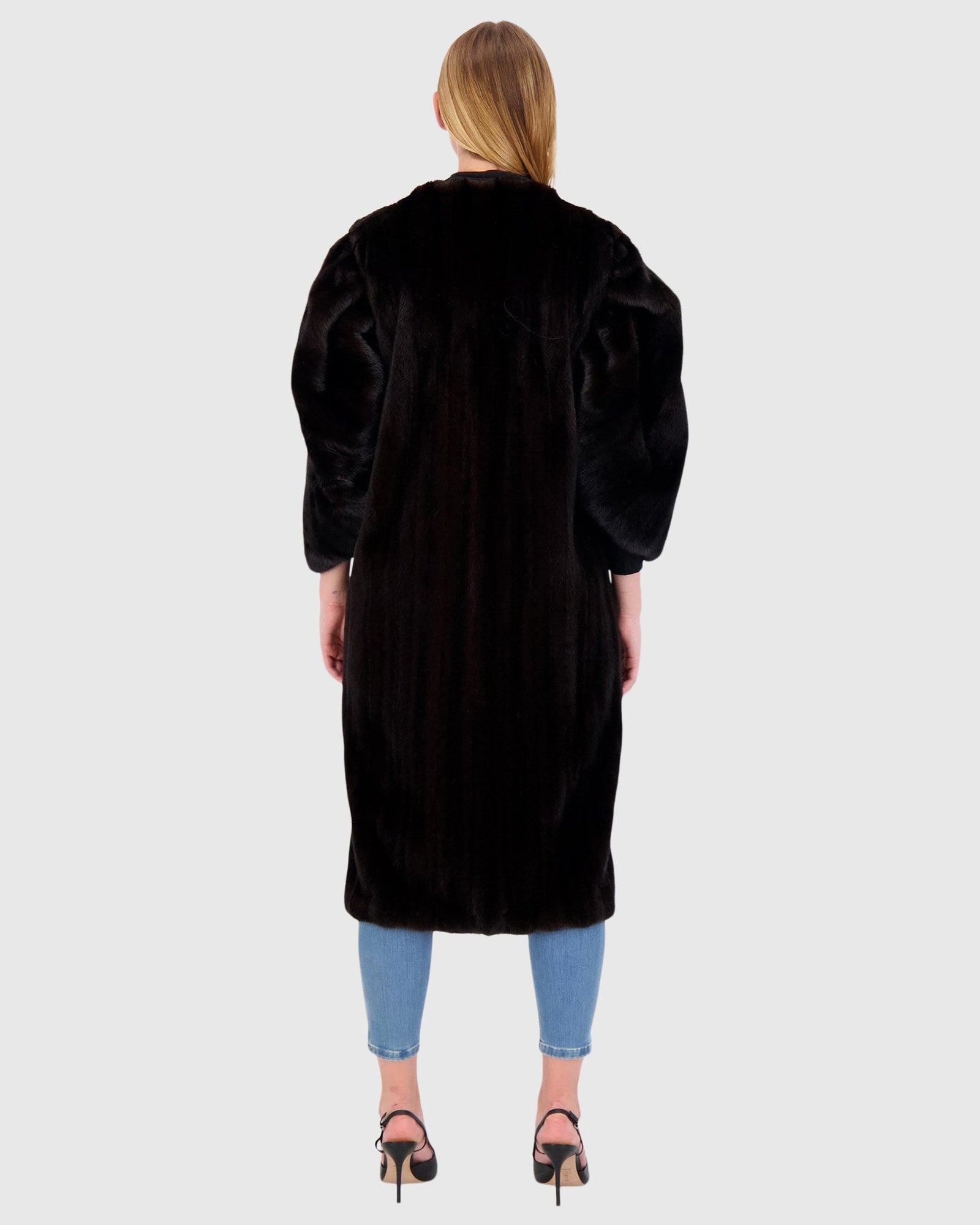 Mink Short Coat With Cape Top | Ranch