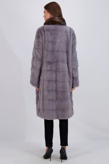 Mink Short Coat With Sable | Women | Gull