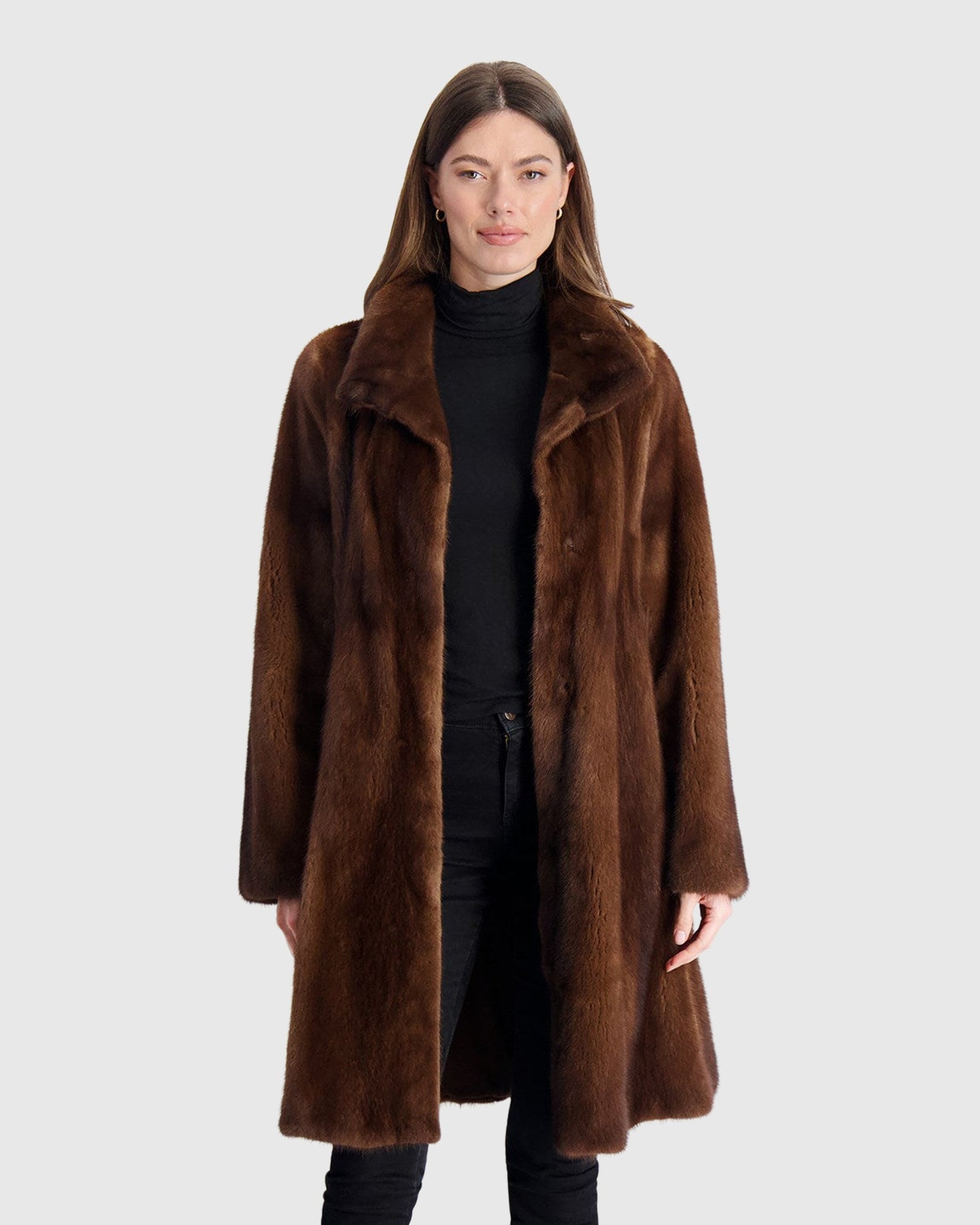 Mink Stroller With Stand Collar | Scanbrown