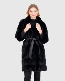 Mink Stroller With Stand Collar | Black (V1)