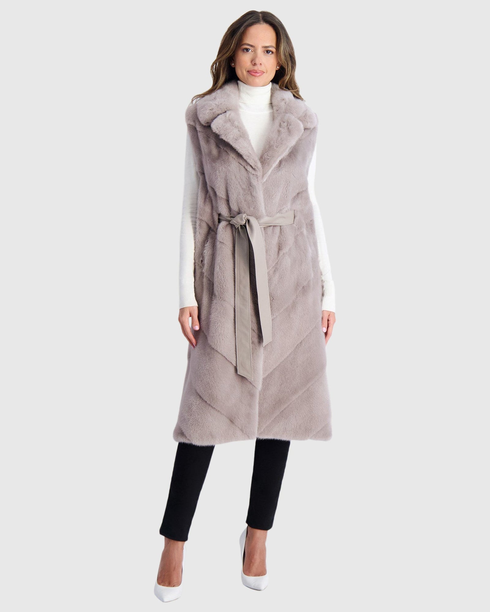 Mink Vest | Stucco