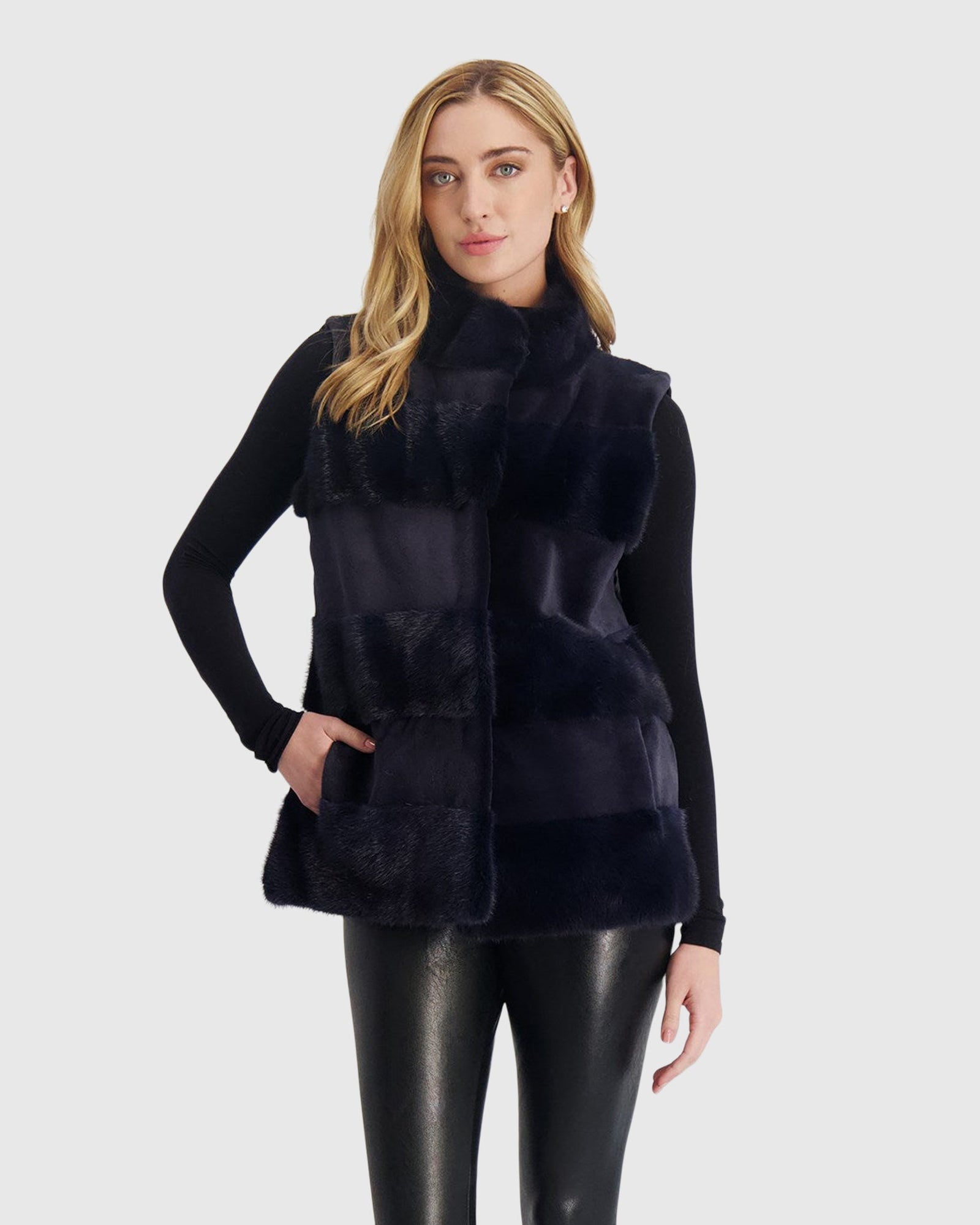 Mink Vest | Admiral Blue (V1)