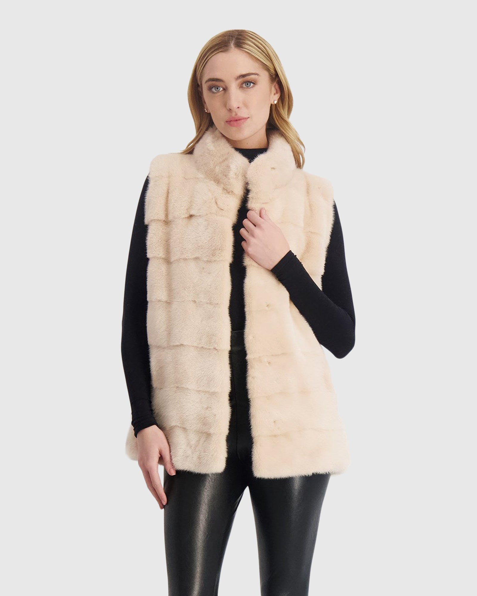 Mink Vest | Flamingo