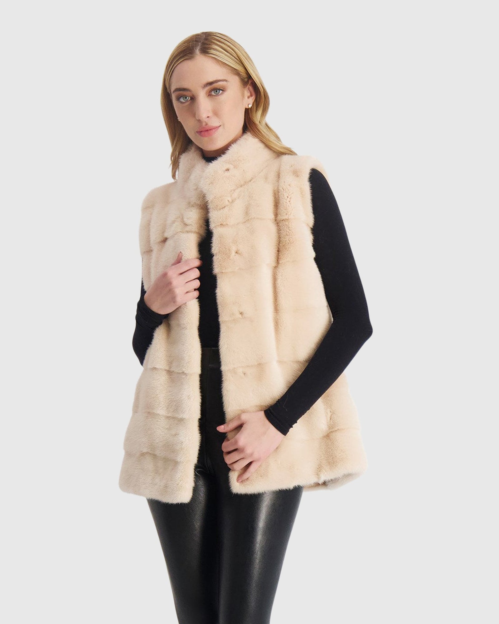 Mink Vest | Flamingo