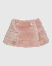 Reversible Merinillo Shearling Lamb Cape | Blush/Blush