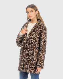 Reversible Merino Shearling Lamb Stroller | Animal Print