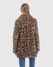 Reversible Merino Shearling Lamb Stroller | Animal Print