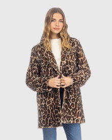 Reversible Merino Shearling Lamb Stroller | Animal Print