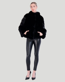 Reversible Mink Jacket | Women | Black (V2)