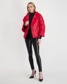 Reversible Mink Jacket | Women | Royal Red