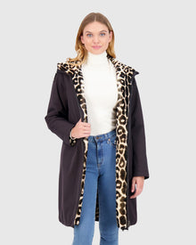 Reversible Select Shearling Lamb & Nylon Parka | Snow Lprd/Black