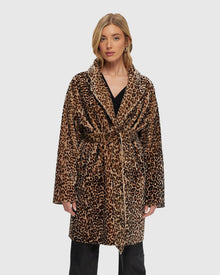 Reversible Shearling Lamb Stroller, Belt | Mini Lprd/Gold