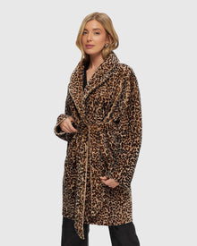 Reversible Shearling Lamb Stroller, Belt | Mini Lprd/Gold