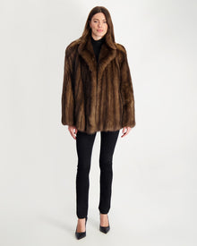 Russian Sable Jacket | Women | Brown (V1)