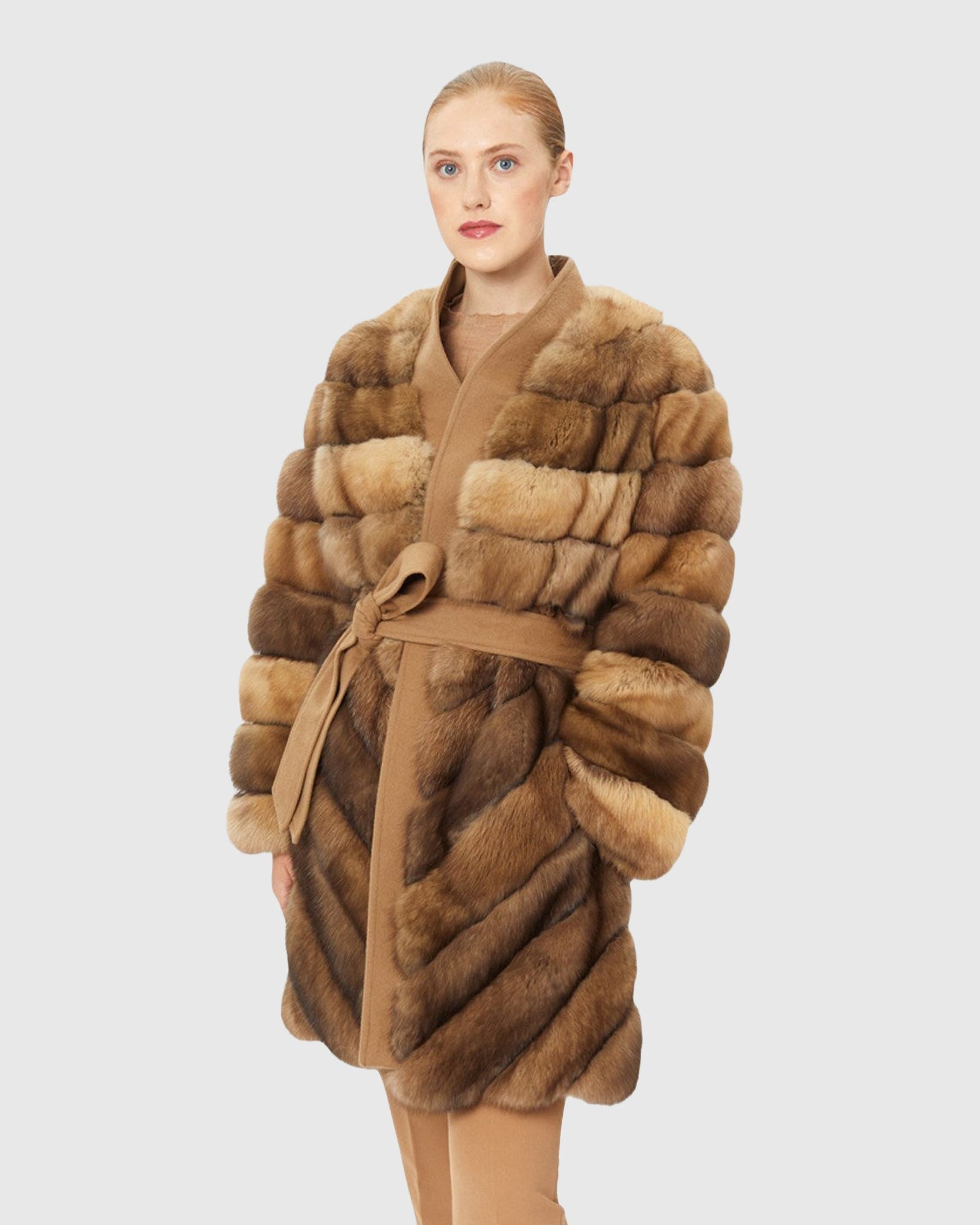 Russian Sable Stroller, Belt | Brown Multi