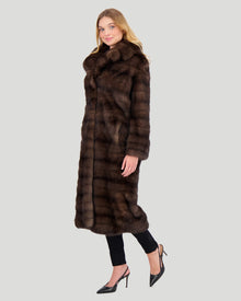 Sable Coat | Women | Silvery (Pre-Order)