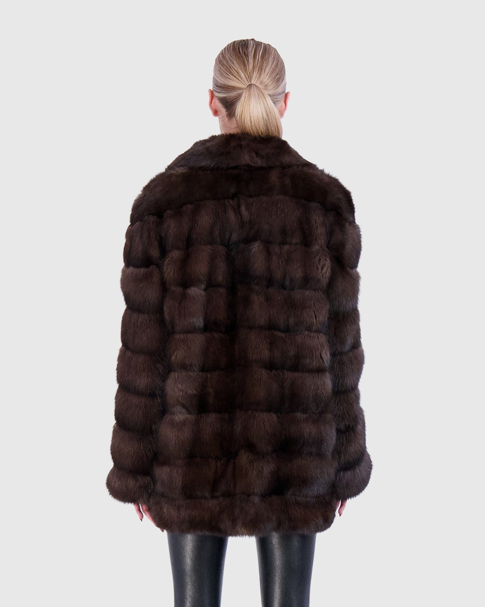 (PRE-ORDER) Sable Jacket With Notch Collar | Silvery 0