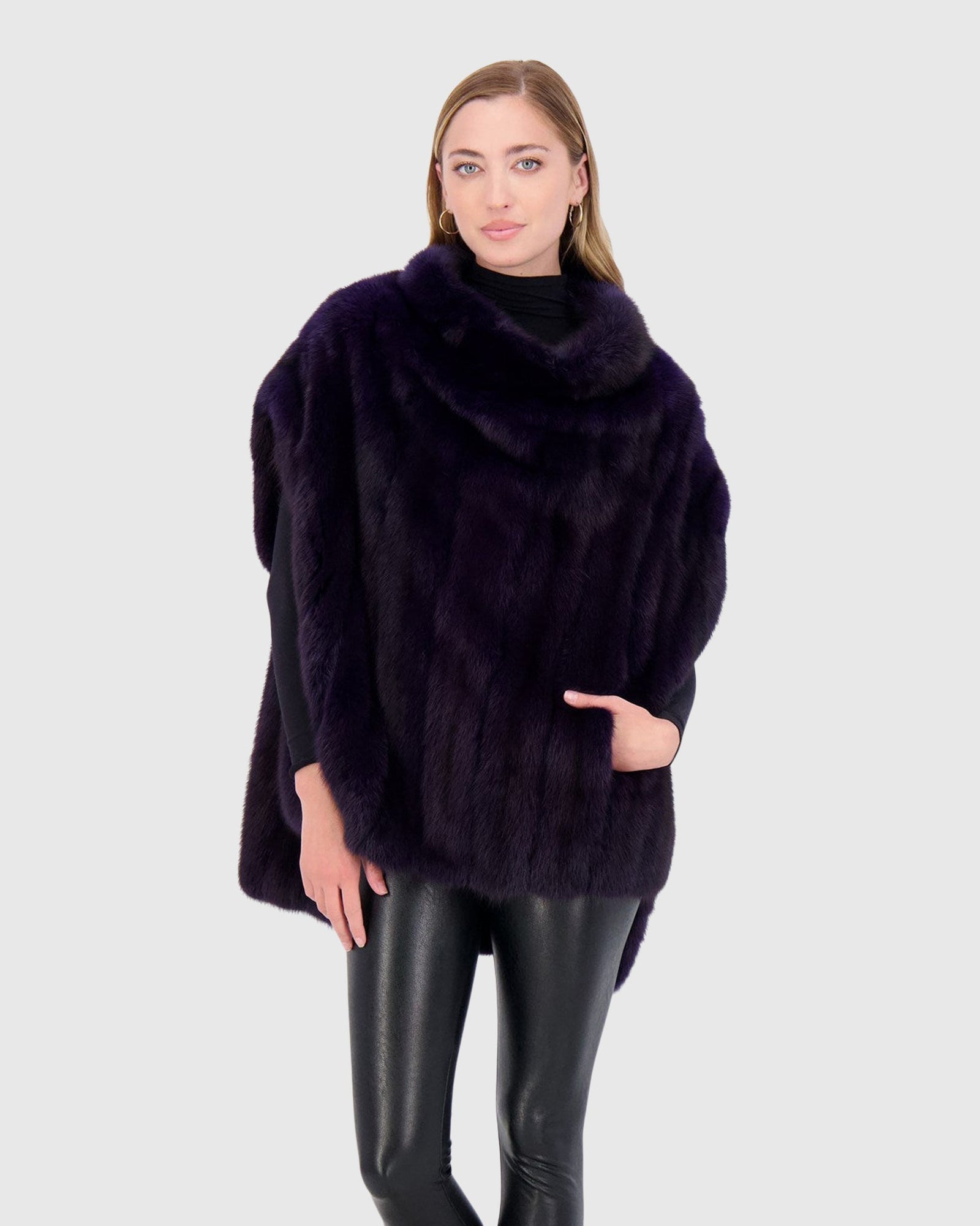 Sable Pullover Cape | Figue
