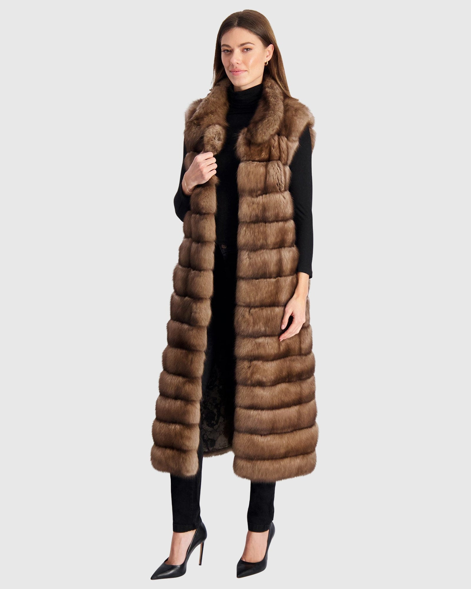 Sable Vest | Cashmere