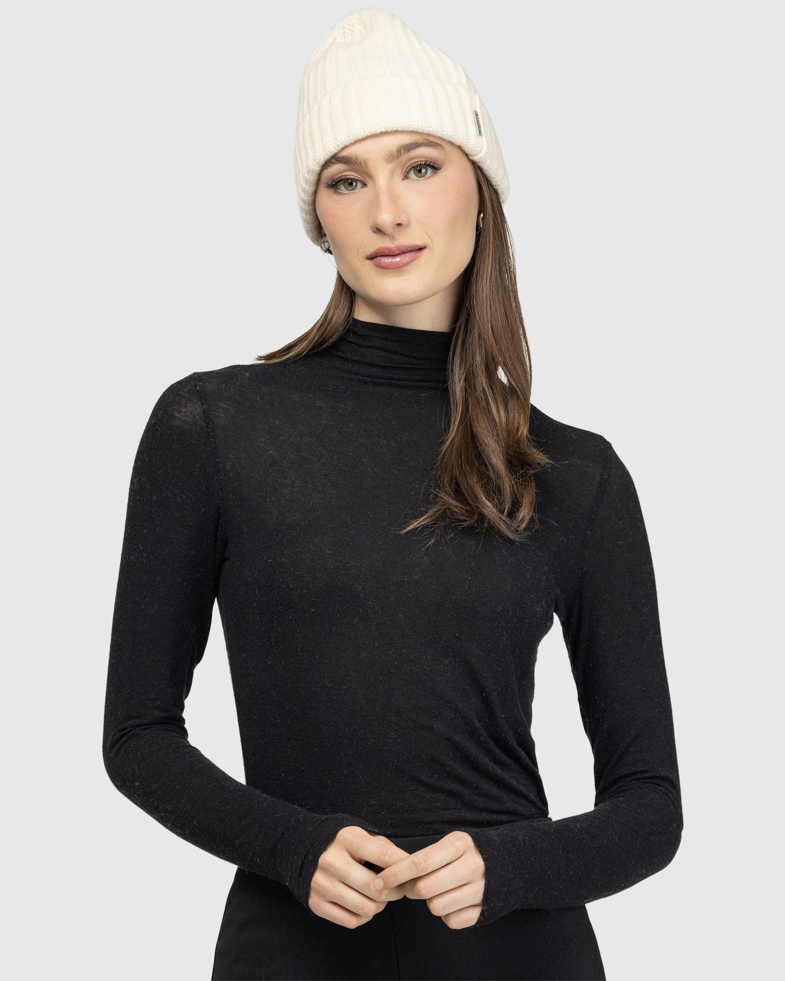 Select Cashmere Beanie Hat | Red