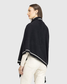 Select Cashmere Stole | Black/White