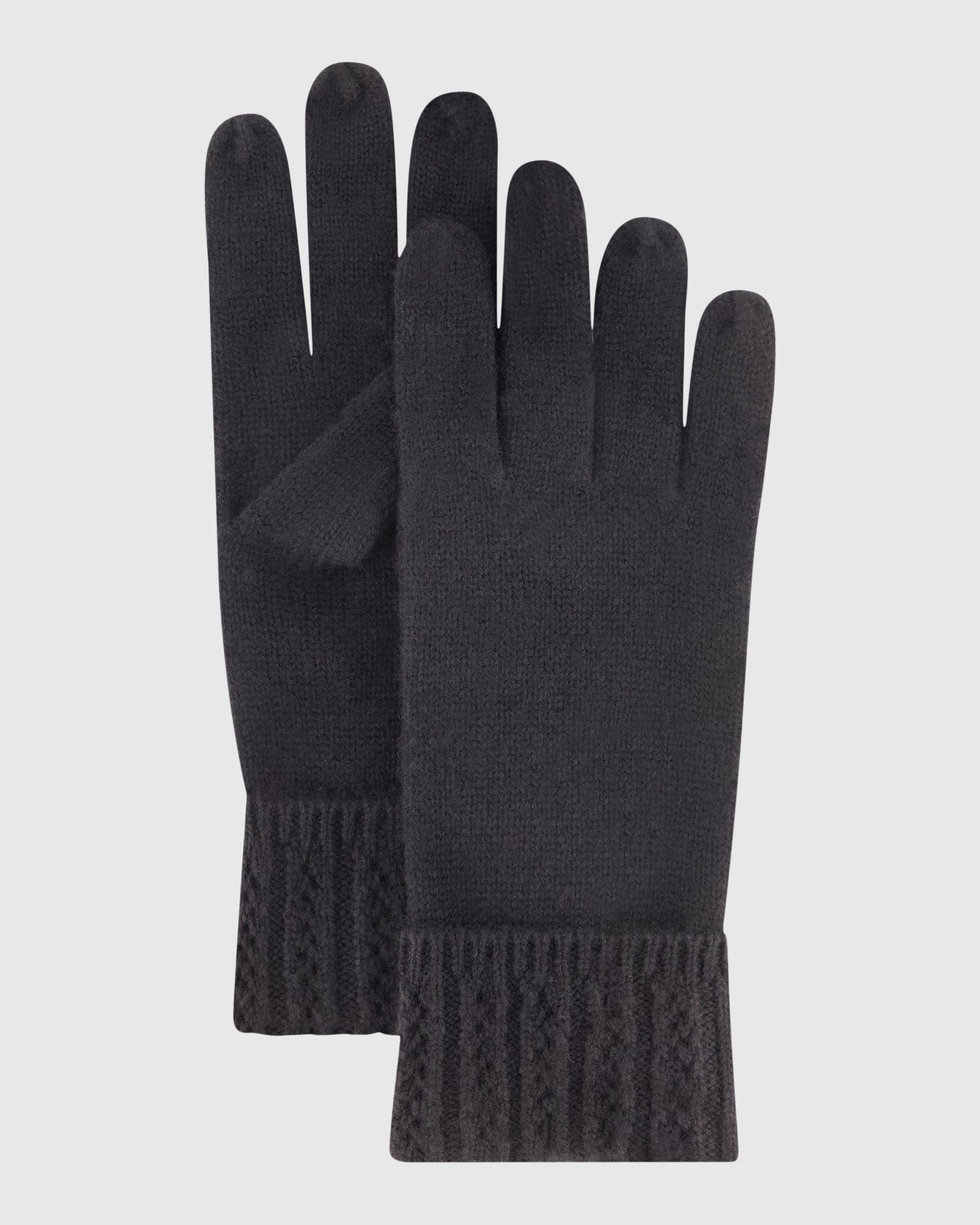 Select Cashmere Gloves | Black (V1)