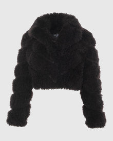 Select Cashmere Goat Bolero | Brown