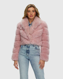 Select Cashmere Goat Bolero | Light Pink