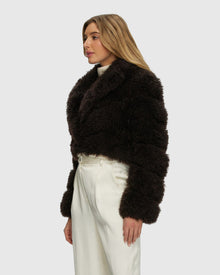 Select Cashmere Goat Bolero | Brown