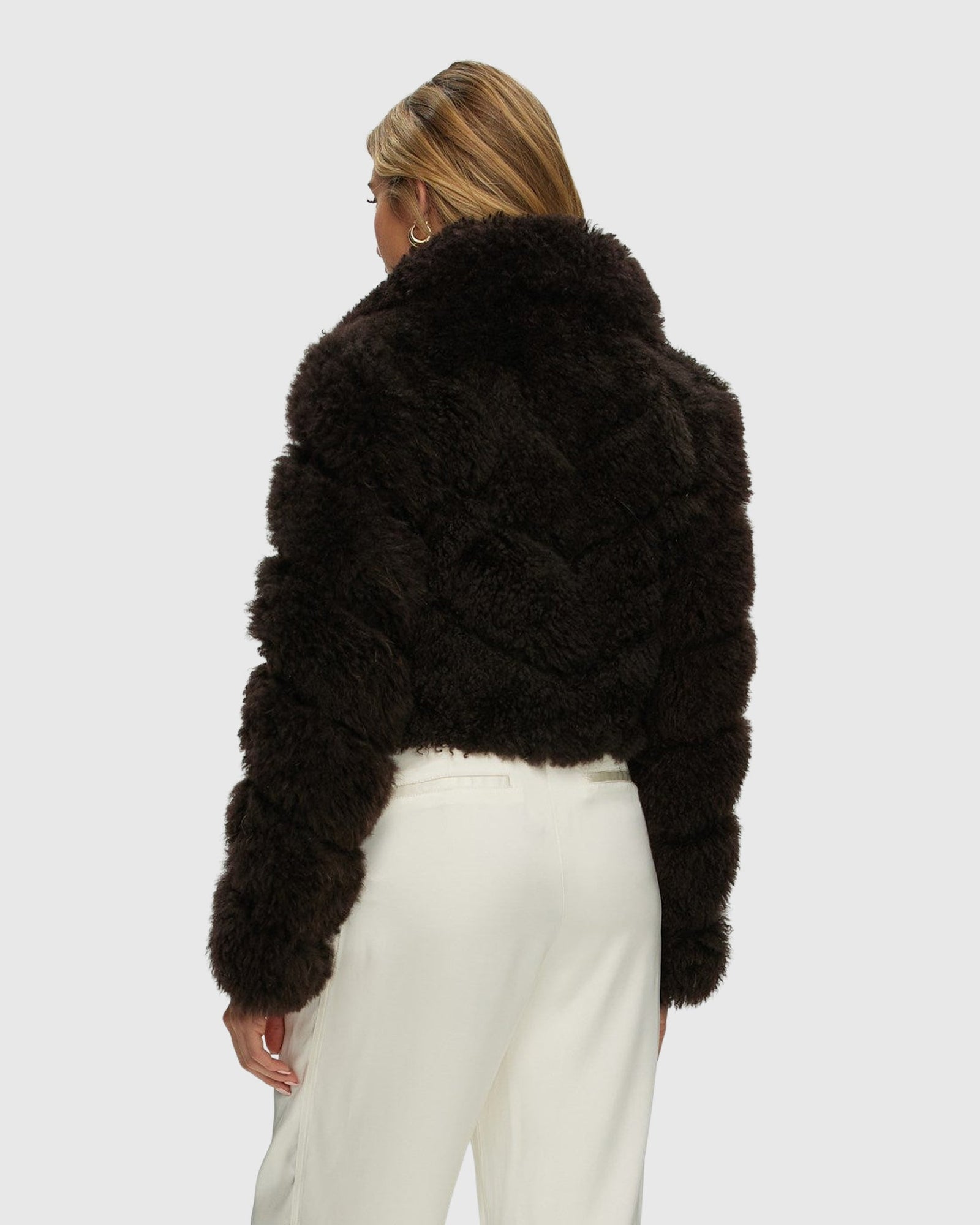 Select Cashmere Goat Bolero | Brown