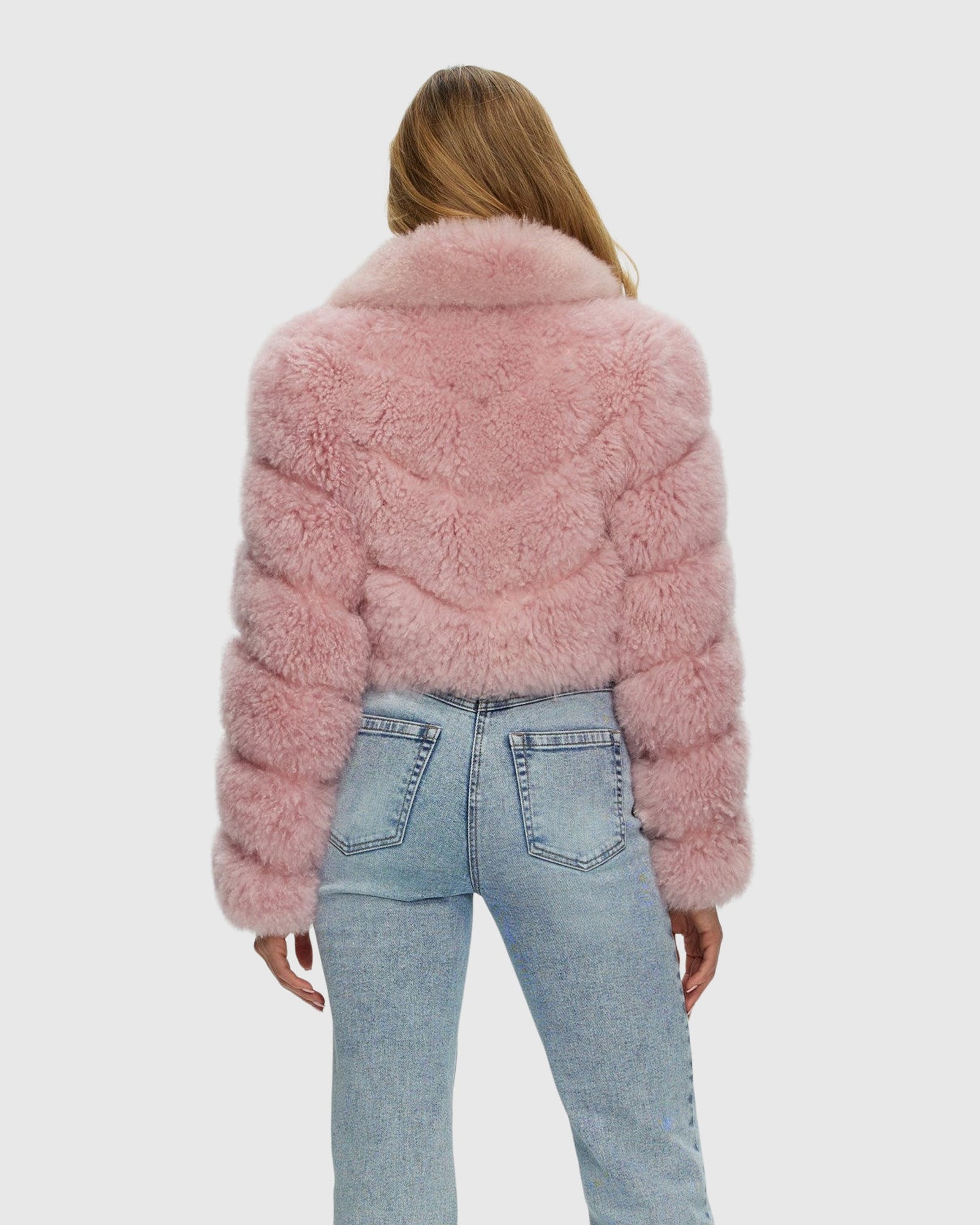 Select Cashmere Goat Bolero | Light Pink