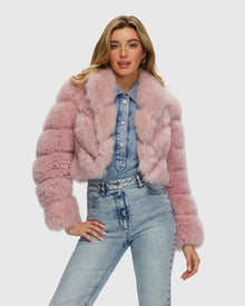 Select Cashmere Goat Bolero | Light Pink