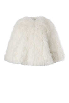 Select Cashmere Goat Cape | Women | Ivory