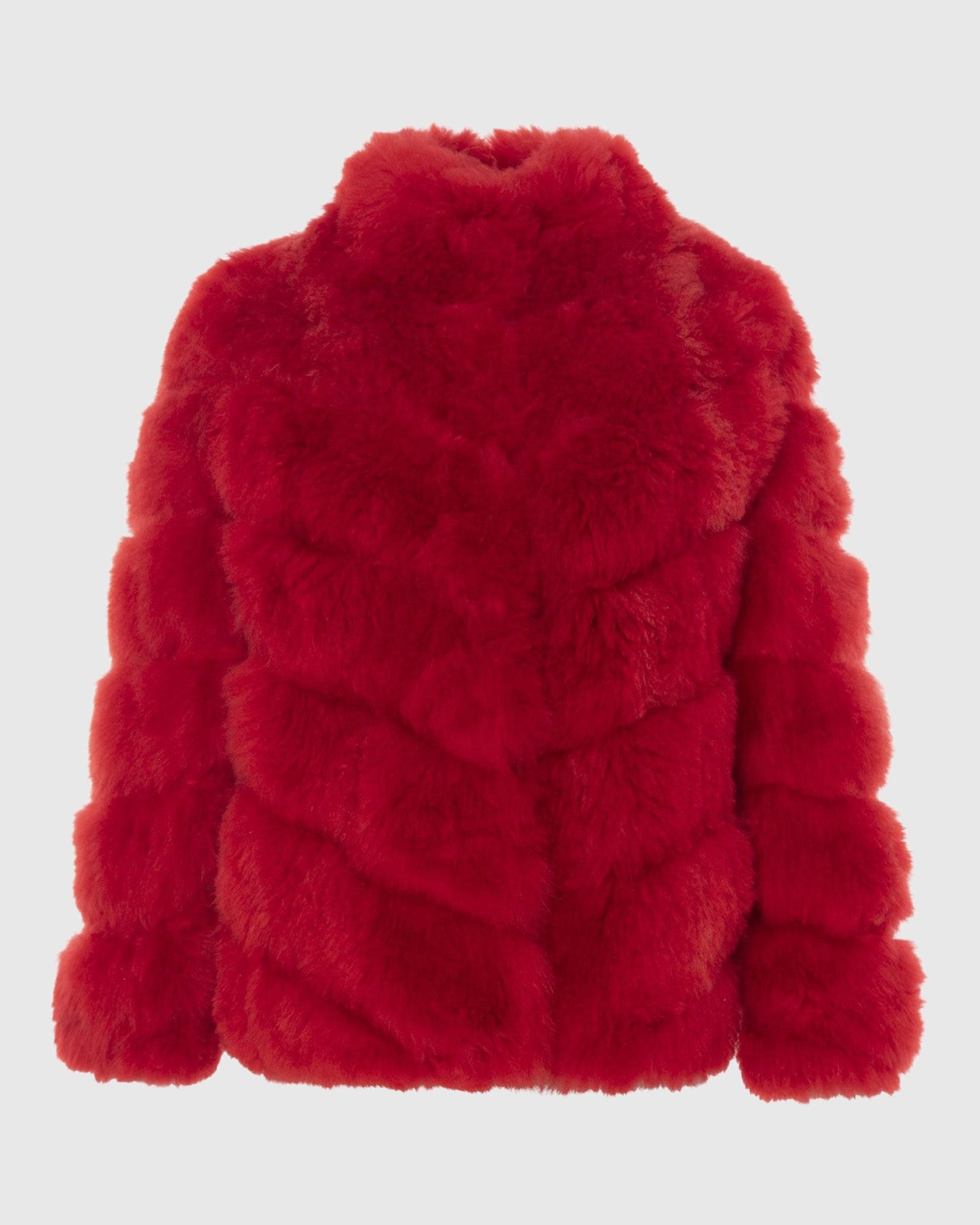 Select Cashmere Goat Diagonal Jacket | Red (V2)