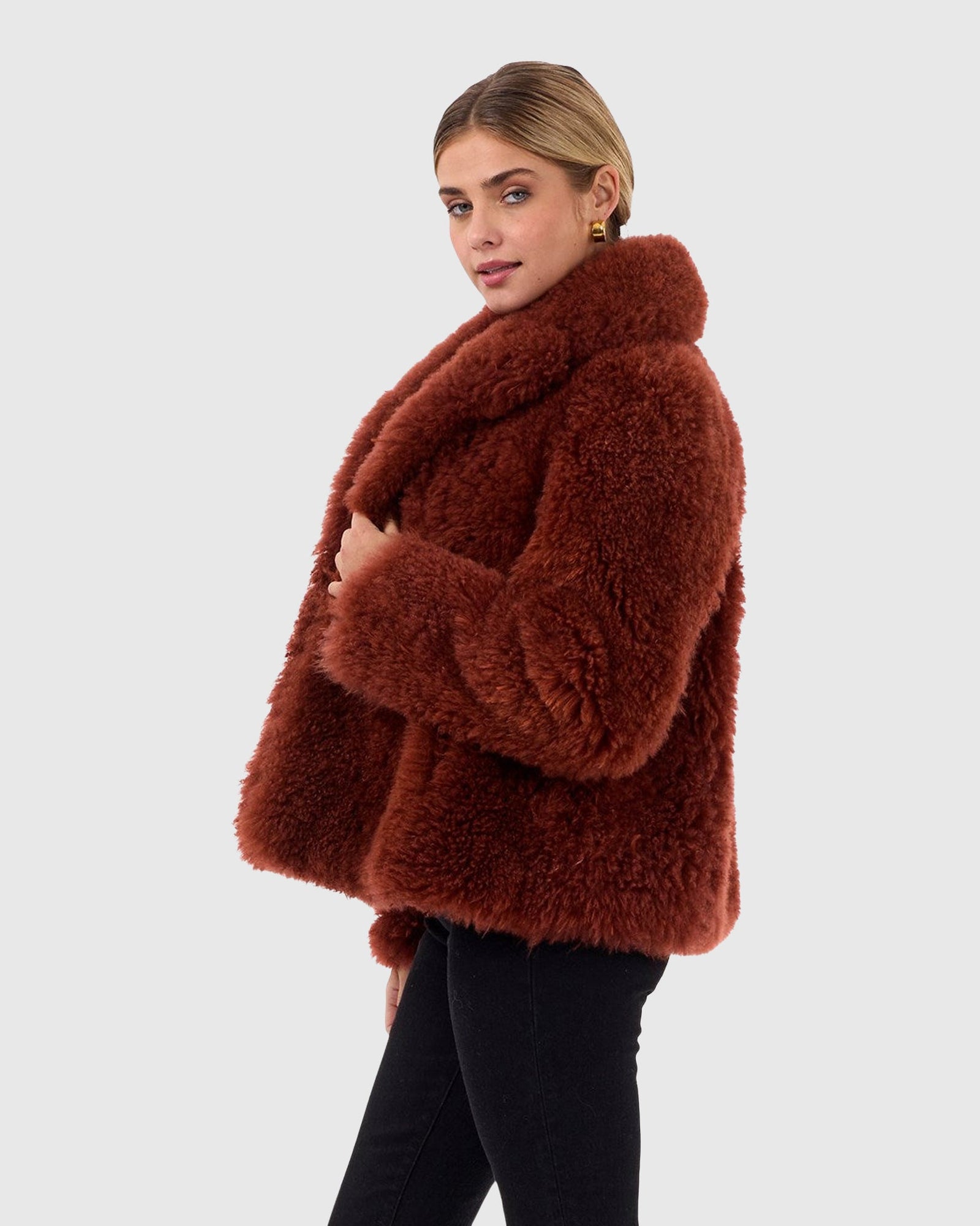 Select Cashmere Goat Jacket | Caramel