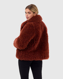 Select Cashmere Goat Jacket | Caramel