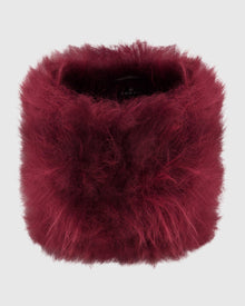 Select Cashmere Goat Knit Headband | Burgundy