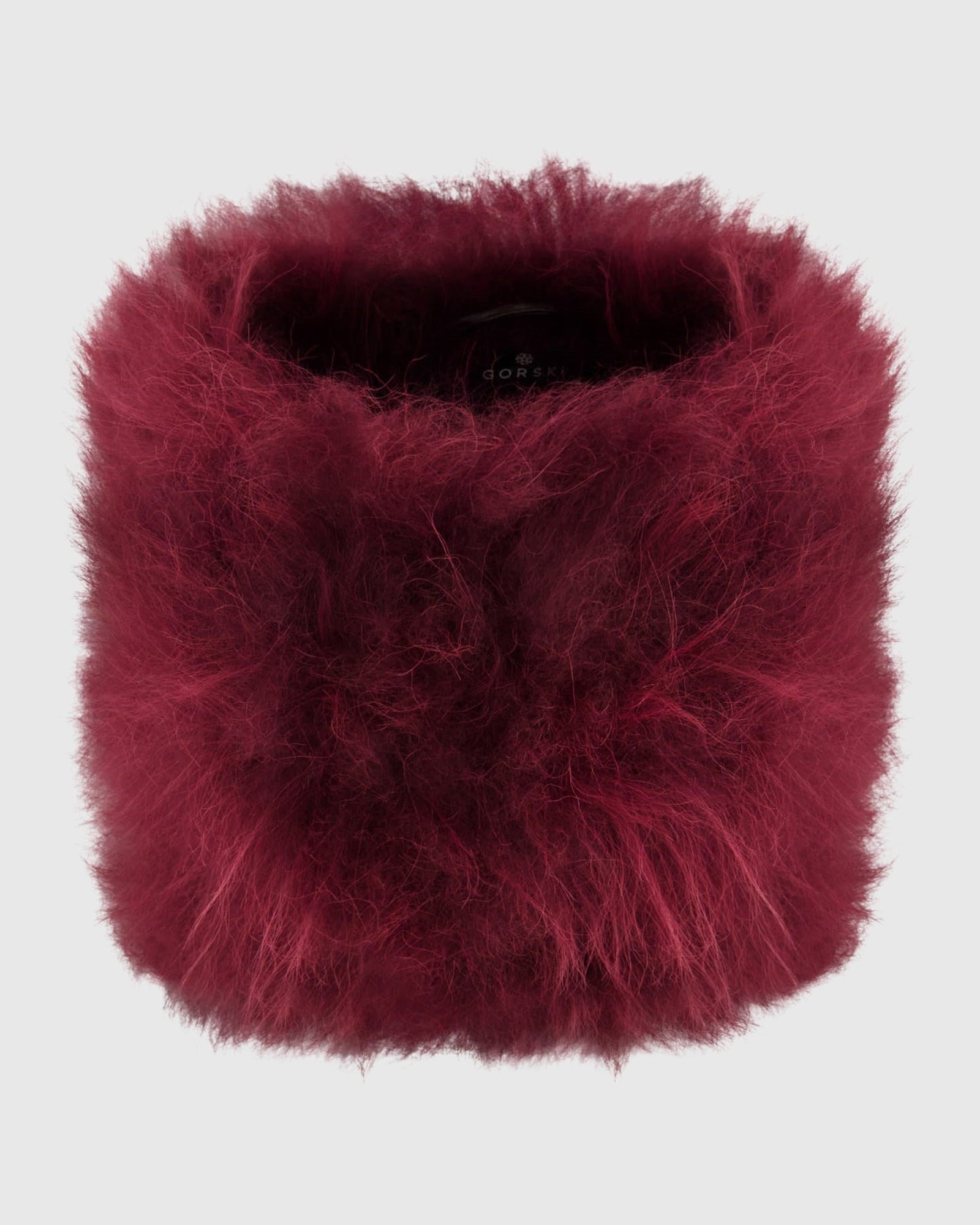 Select Cashmere Goat Knit Headband | Burgundy