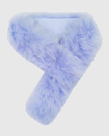 Select Cashmere Goat Pull-Through Scarf | Light Blue